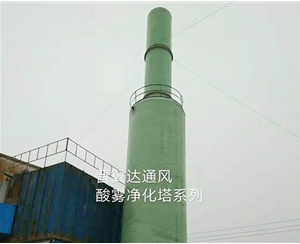 酸雾净化塔安装工程
